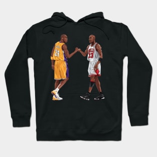 BASKETBALLART -  GOAT 24 GOAT 23 Hoodie